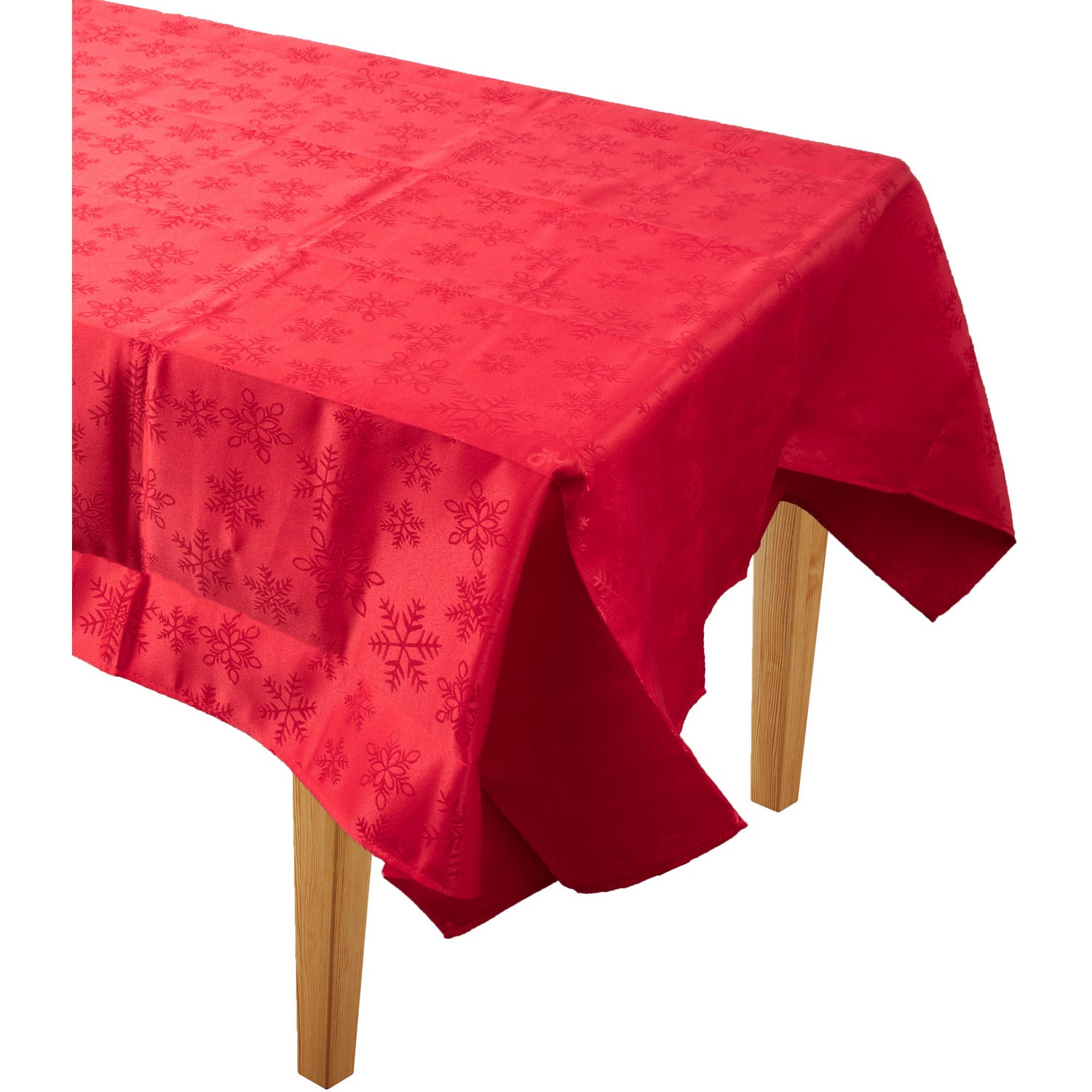 VESTIAMO CASA GRAN NATALE - Tovaglia natalizia antimacchia Jacquard 6 posti 140x180 cm